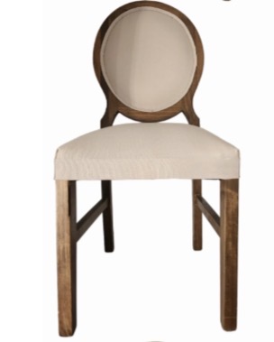 Silla Luis XVI medallón natural