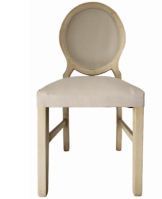 Silla Luis XVI medallón blanco